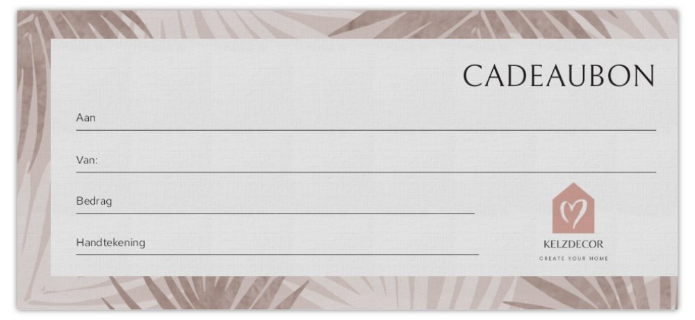 KelzDecor Cadeaubon