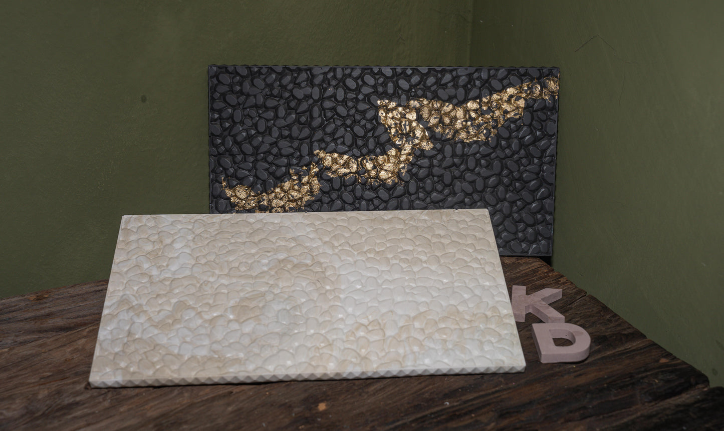 Mozaïek dienblad rechthoek