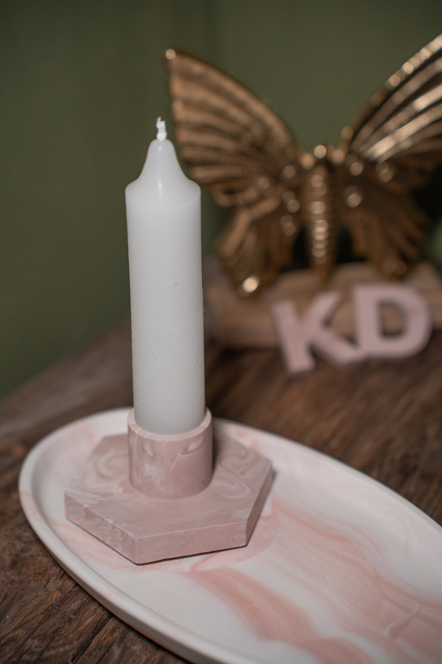 Kaarsenhouder abstract